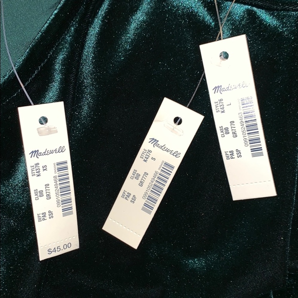 Madewell Velvet Butterfly Top - Picture 8 of 9